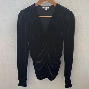Black Velvet Top